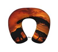 Gnbmvcc Elephant Memory Foam Travel Neck Pillow Car Office Essential Flight Pillows For A Long Hauls Sleeping Rest