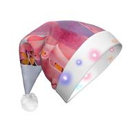 Gnbmvcc Flamingos Partying Unisex Christmas Party Hat Classic Christmas Festive Holiday Gifts,Christmas Home Decor