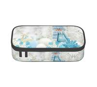 Gnbmvcc Happy Snowman Multifunctional Stationery Bag Storage Bag. Can Store Stationery, Cosmetics, Office Supplies.