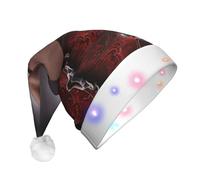Gnbmvcc Horse Saddle With A Cowboy Hat Wild Unisex Christmas Party Hat Classic Christmas Festive Holiday Gifts,Christmas Home Decor
