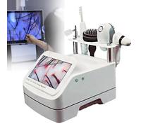GNbow 5-in-1 Multifunctional Scalp hair Analyzer Machine, Skin Hair Analyze With 10-Inch HD Screen + 5 Probes, Digital Skin Hair Health Detection Use for Home and Salon