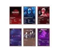 GNbow Chase Atlantic Poster Rock Band Music Album Cover Posters for Room Aesthetic Print Set of 6 Wall Art for Girl and Boy Teens Dorm Decor 8x12 inch Unframed