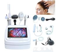 GNbow Skin Diagnostic Hair Analyzer, 5 in 1 Multifunctional Scalp Care Instrument with Nanometer Spray, Scalp Detector for Analyze Scalp Problems, for Use in Salon at Home