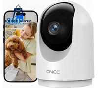GNCC 2K/3MP Indoor Security Camera WiFi, CCTV House White-1 Count