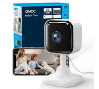 GNCC 2K Indoor Security Camera, Cameras House Security, CCTV WiFi Camera for Home Security with 2.4G/5G, Motion/Sound Detection, Night Vision, SD/Cloud Storage, Works with Alexa & Google Home, GC4
