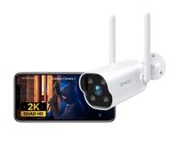 GNCC 2K Security Camera Outdoor with Detection Alarm, 2.4G WiFi Camera Outdoor CCTV Camera, Motion Detection, Night Vision, Two Way Talk, IP65 Waterproof, APP Remote Control (T1Pro)