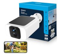 GNCC 2K Solar Security Camera Outdoor Wireless, 2.4/5GHz WiFi