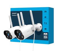 GNCC GT1Pro 2-Pack Security Camera Outdoor, 2K Fixed CCTV Camera for House