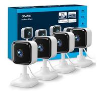 GNCC Indoor Cameras Security, 4-Pack CCTV Cameras for House Security, Night Vision, 2-Way Audio,2K/3MP FHD, Work with Alexa&Google, 2.4G & 5G WiFi,GC4