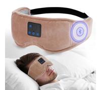 GNEGNI LIFE Bluetooth 5.4 Sleep Mask Headphones | 3D Soft Music Eye Mask with 10 Hrs Playtime for Side Sleepers,Shift Work,Restful Sleep Headphones for Travel/Office/Meditation