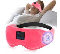 GNEGNI LIFE Bluetooth 5.4 Sleep Mask Headphones | 3D Soft Music Eye Mask with 10 Hrs Playtime for Side Sleepers,Shift Work,Restful Sleep Headphones for Travel/Office/Meditation