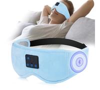 GNEGNI LIFE Bluetooth 5.4 Sleep Mask Headphones | 3D Soft Music Eye Mask with 10 Hrs Playtime for Side Sleepers,Shift Work,Restful Sleep Headphones for Travel/Office/Meditation