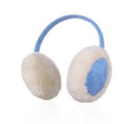GNEGNI LIFE Ear Muffs Kids Furry Classic Earmuffs Elastic Faux Fur Ear Warmers Comfortable Ear Covers Outdoor Running Girls and Boys (Blue)