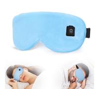 GNEGNI LIFE Heated Eye Mask,Warm Eye Compress,Light-Blocking Cordless&Rechargeable with Graphene Heating,Ideal for Meditation, Travel, and Gift for Men Women