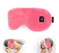 GNEGNI LIFE Heated Eye Mask,Warm Eye Compress,Light-Blocking Cordless&Rechargeable with Graphene Heating,Ideal for Meditation, Travel, and Gift for Men Women