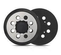 Gnellkoor 2 Pack 5" 8 Hole Hook & Loop Replacement Orbital Sander Metal Pad Compatible with DeWalt DWE6421 6421K DWE6423 6423K DCW210B Random Orbital Sander Part DWE64233 & N329079 (4 Screw Holes)