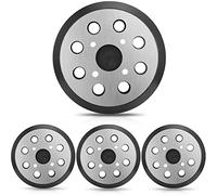 Gnellkoor 4 Pack 5" 8 Hole Hook & Loop Replacement Sander Pads Compatible with Ryobi Random Orbital Sander PCL406 RS240 RS280 RS281VS RS290 P410, Replacement Metal Backing Pad Parts # 030157001018