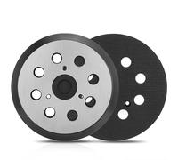 Gnellkoor 5" 8 Hole Hook & Loop Metal Orbital Sander Replacement Pads Compatible with Makita Sander BO5010 BO5030K BO5031K BO5041K, 2 Pack