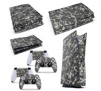GNG PS5 Console DIGITAL CAMO Skin Decal Vinal Sticker + 2 Controller Skins Set