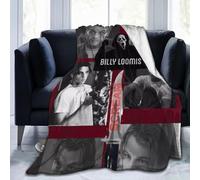 GNHFNM Billy Loomis Bedding Fleece Blankets - Skeet Ulrich Soft Lightweight Blanket Anti-Pilling Flannel Throw 4 Sizes