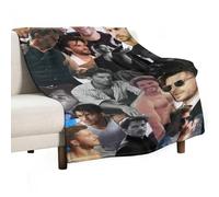 GNHFNM Jonathan blanket Bailey Blanket Rugged Good Looks Flannel Throw Blankets Fleece Soft Blanket Lightweight Plush Throw Blankets for Couch,Bed,Cozy Sofa Plush,Fans Lovers 150x200cm(60x80in)