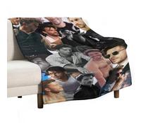 GNHFNM Jonathan blanket Bailey Blanket Rugged Good Looks Flannel Throw Blankets Fleece Soft Blanket Lightweight Plush Throw Blankets for Couch,Bed,Cozy Sofa Plush,Fans Lovers 150x200cm(60x80in)