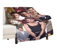 GNHFNM Jonathan blanket Bailey Blanket Sturdy Flannel Throw Blankets Fleece Soft Blanket Lightweight Plush Throw Blankets for Couch,Bed,Cozy Sofa Plush,Fans Lovers 150x200cm(60x80in)