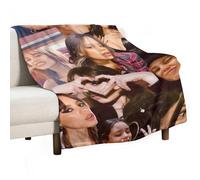 GNHFNM Super Soft Collage Jenna Flannel Blanket Living Room Bedroom Ort-EGA Decoration Four Seasons Warm Gift Sofa Warm Companion 30x40