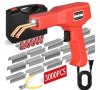 GNI - 200W Plastic Soldering Iron Kit, 3000 Pcs Plastic Hot Staple Welding Kit, Professional Plastic Welding Kit, Plastic Bumper Repair Kit with Box