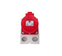 Gniazdo KOMBI z rozłącznikiem 0-1 M25 16A 5P 400V czerwone IP44 915-6w