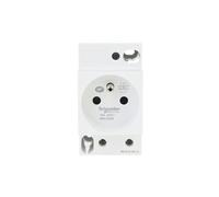Gniazdo modułowe 2P+Z 16A 250V na szynę iPC A9A15306