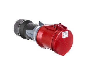 Gniazdo przenośne PowerTOP Xtra 63A 5P 6h 400V czerwone IP44 14112 MEN14112