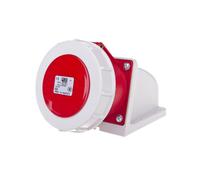 32A 5P 400V Fixed Socket Red IP67 1252-6p Fixed Sockets