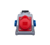 Gniazdo stałe z wyłącznikiem 0-1 16A 5P 400V + 2x 2P+Z 230V IP44 COMBO-POL 96061