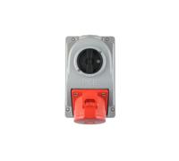 Gniazdo stałe z wyłącznikiem 0-1 32A 5P 400V IP44 COMBO-POL 96062540W