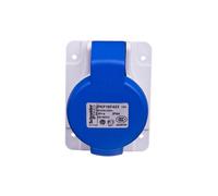 Gniazdo tablicowe 2P+Z 16A niebieskie IP44 PKF16F423