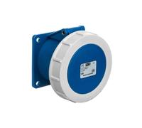 Gniazdo tablicowe 32A 3P 230V /75x75/ niebieskie IP67 3232-6