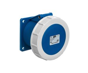 Gniazdo tablicowe 32A 3P 230V /75x75/ niebieskie IP67 3232-6