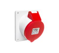 Gniazdo tablicowe 32A 5P 400V 6h IP44 skośne Quick-Connect 12801