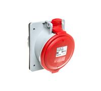 Gniazdo tablicowe 5P 32A 400V czerwone IP44 P17 TEMPRA PRO 555289