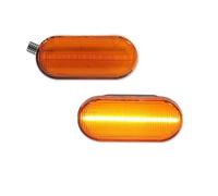 GNITRIMS 2X Dynamic Side Marker Turn Signal Light Indicator For VW For Bora Golf 3 4 MK4 Jette Lupo Passat Z2 3BG Polo SB6 1999-2004 (Yellow No Dynamic)