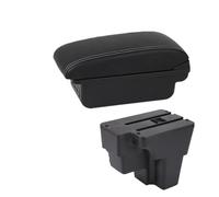 GNITRIMS Car Armrest Storage Box Retrofit Car Accessories For KIA For STONIC For Rio Lx For Cerato Europe South 2015-2024 (B3 3USB)