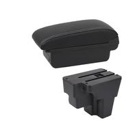 GNITRIMS Car Armrest Storage Box Retrofit Car Accessories For KIA For STONIC For Rio Lx For Cerato Europe South 2015-2024 (A3 No USB)