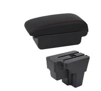 GNITRIMS Car Armrest Storage Box Retrofit Car Accessories For KIA For STONIC For Rio Lx For Cerato Europe South 2015-2024 (B2 3USB)