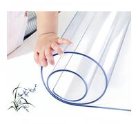 GNKBTOF0.3 x 0.3 m Table Protector, Thick Plastic Table Cover, Table Protector for Dining Room Tables, Waterproof PVC Transparent Tabletop Protector for Kitchen, Dresser and Writing Desk 1.5mm