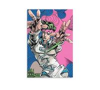GNKIO Jojos Bizarres Adventure Anime Poster Rohan Kishibe Canvas Art Poster and Wall Art Picture Print Modern Family Bedroom Decor Poster 16 x 24 Inches (40 x 60 cm)