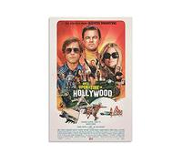 GNKIO Movie Canvas Poster of Once Upon A Time in Hollywood, 12 x 18 Inches (30 x 45 cm), Living Room, Bedroom Wall Art