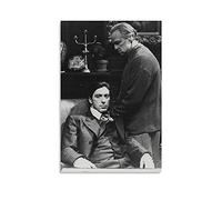 GNKIO Movie Posters Al Pacino, Marlon Brando, The Godfather, 1972 Canvas Art Poster and Wall Art Picture Print Modern Family Bedroom Decor Poster 12 x 18 inches (30 x 45 cm)