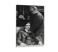 GNKIO Movie Posters Al Pacino, Marlon Brando, The Godfather, 1972 Poster Decorative Painting Canvas Wall Art Living Room Poster Bedroom Painting 16 x 24 Inch (40 x 60 cm)