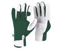 Kew Gardens Leather Palm Gardening Gloves Green M